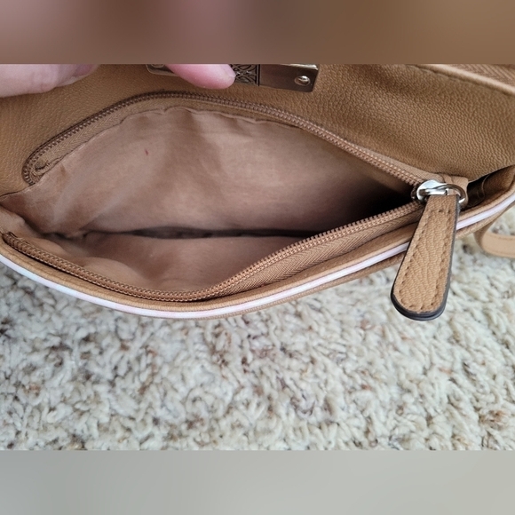 Camden pink and white gingham cross body purse - Picture 4 of 12